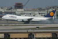 D-ABYX @ KMIA - Lufthansa 747-200 - by Andy Graf-VAP