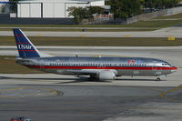 N781AU @ KFLL - US Air 737-400