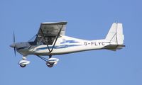 G-FLYC @ EGBK - Ikarus C42 landing at Sywell - by Simon Palmer