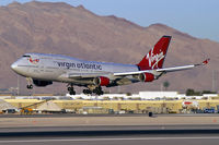 G-VLIP @ KLAS - Virgin Atlantic Airways - 'Hot Lips' / 2001 Boeing 747-443 - by Brad Campbell