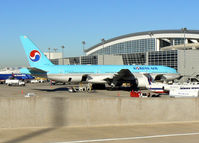 HL7734 @ DFW - Korean Air at the gate. - by Zane Adams