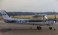 G-FLOP @ EGSY - Cessna 152 at Sheffield in Feb 2008 - by Terry Fletcher