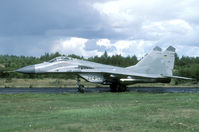 29 02 @ ESDF - The MiG-29 played the adversary role during the air excercise Baltic Link, that was held at Ronneby during 2000. - by Joop de Groot
