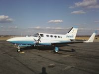 N414NC @ DAN - 1979 Cessna 414A in Danville Va. shot with my  cell phone camera. - by Richard T Davis