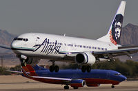 N585AS @ KLAS - Alaska Airlines / 2007 Boeing 737-890 - by Brad Campbell