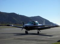 N37C @ SZP - 1950 Ryan NAVION B, Continental IO-550 upgrade, taxi to Rwy 22 - by Doug Robertson