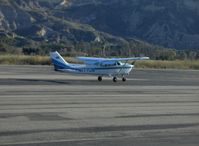 N177CB @ SZP - 1980 Cessna 172P, Lycoming  O-320-H2AD 160 Hp, landing roll Rwy 22 - by Doug Robertson