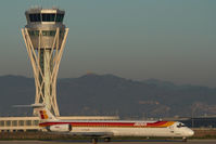 EC-FHG @ BCN - Iberia MD80 - by Yakfreak - VAP