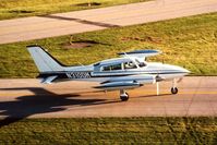 N310DM @ DPA - Photo taken for aircraft recognition training.  C310 taxiing by the control tower - by Glenn E. Chatfield