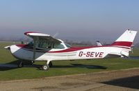G-SEVE @ EGSP - Locally-based Cessna Skyhawk at Sibson - by Simon Palmer