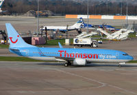 G-FDZD @ EGCC - Thomson B737-800 series operating Holiday Charters out of Manchester in Feb 2008 - by Terry Fletcher