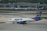 N506NK @ KFLL - Airbus A319 - by Mark Pasqualino