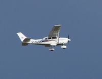 N2455X @ EDU - Cessna departing University Airport, Davis, CA - by Reed Maxson