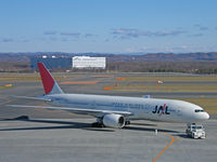 JA007D @ RJCC - Boeing 777-289/JAL/Chitose - by Ian Woodcock
