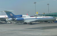 EW-85741 @ LTBA - TU-154 at gate, Ataturk Airport, Istanbul, Turkey - by John J. Boling