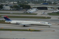 N940DL @ KFLL - MD-88 - by Mark Pasqualino