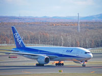 JA706A @ RJCC - Boeing 777-281/All Nippon Airways/Chitose - by Ian Woodcock