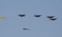 82-0030 @ DAB - F-15s from Tyndall fly over the Daytona Speedway to start Busch Race
