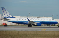 N656RW @ MIA - United Express Embraer 170 about to depart Miami in Feb 2008 - by Terry Fletcher