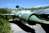 75 @ LBPG - Many MiG-21's are stored at graf Ignatievo. This MiG-21 is among these and has been stripped of its rear fuselage. - by Joop de Groot