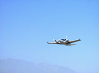 N407AF @ SZP - 1966 Piper PA-30 TWIN COMANCHE, two Lycoming IO-320s 160 Hp each, takeoff climb Rwy 22 - by Doug Robertson