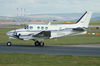 N290PA @ EGCC - Beech C90 - by David Burrell