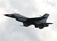 86-0281 @ DAB - Thunderbirds taking off for a flyover of the Daytona 500