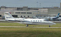 N855PT @ PBI - The business aircraft traffic at West Palm Beach on the Friday before President's Day always provides the aviation enthusiast / photographer with a treat - by Terry Fletcher