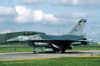 FA-117 @ EGXW - During the nineties Belgian F-16's still had their full color markings. - by Joop de Groot