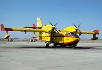 UD13-25 @ LETO - This CL-215T used to fly with piston engines. During 1993 the upgrade program was well underway. - by Joop de Groot