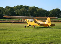 N8528K @ 13N - A lovely, sunny bright yellow cub enjoys the rural sunshine at this little airport. - by Daniel L. Berek