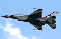 86-0039 @ DAB - Thunderbirds taking off for a flyover of the Daytona 500