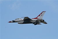 87-0331 @ DAB - Thunderbirds taking off for a flyover of the Daytona 500 - by Florida Metal