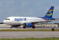 N504NK @ FLL - Spirit A319 displaying the new colour scheme - by Terry Fletcher