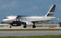 N519NK @ FLL - Spirit A319 about to depart from FLL - by Terry Fletcher