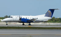 N205CA @ FLL - Continental Express Brasilia about to depart FLL - by Terry Fletcher