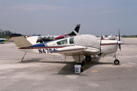 N4764Y @ KLNA - Beech Bonanza at Lantana, FL - by Steve Hambleton