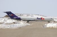 N257FE @ CID - Parked for the day at the FedEx ramp, FDX1464 - by Glenn E. Chatfield