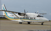 G-TMRB @ EGGW - Shorts 360 Freighter at Luton - by Terry Fletcher