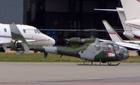 G-BZYD @ EGGW - Although this Gazelle wears Army Corps marks XZ329 it is civil registered as G-BZYD - by Terry Fletcher