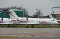 N402JP @ EGGW - Gulf 1159C on stand at Luton - by Terry Fletcher