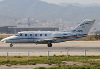 EC-KKD @ LEBL - Previous take off RWY 25L. - by Jorge Molina