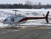C-FCGO @ CYOW - Transport Canada Bell 206B Helicopter parked at the Heli-pad at YOW - by CdnAvSpotter