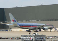N765AN @ DFW - American Airlines 777 at the west maintenance hanger.