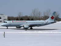 C-FNAJ @ CYOW - Air Canada E190 rolling down Rwy 25 heading to YYZ - by CdnAvSpotter