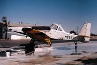 N6657C @ 55AZ - 1990 WSK-PZL M-18A Dromader, #1Z022-09.  PT6A-65AG conversion with 800 gallon hopper.  Custom Farm Service - Stanfield, Arizona. - by wswesch