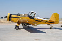 N1724S @ MAE - 1968 Aero Commander S-2R Thrush, #1424R.  S & S Flying Service - Madera, California. - by wswesch