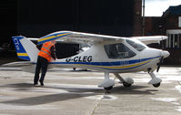 G-CLEG @ EGCB - Sports aircraft at Manchester Barton - by Terry Fletcher