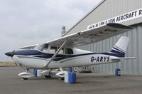 G-ARYS @ EGBT - Cessna 172 in new colours at Turweston - by Simon Palmer