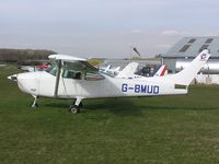 G-BMUD @ EGNF - Cessna 182 parked at Netherthorpe - by Simon Palmer